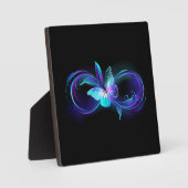 インフィニティ白熱［赤熱］光を放つ魔法蝶 フォトプラーク (正面)