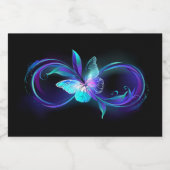 インフィニティ白熱［赤熱］光を放つ魔法蝶 フードラベル (シングルラベル)