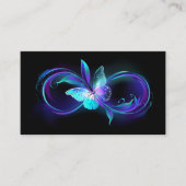 インフィニティ白熱［赤熱］光を放つ魔法蝶 名刺 (正面)