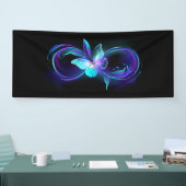 インフィニティ白熱［赤熱］光を放つ魔法蝶 横断幕 (トレードショー)