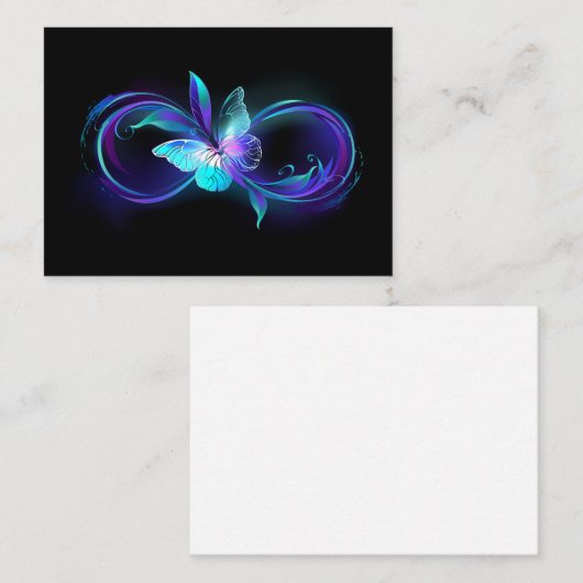 インフィニティ白熱［赤熱］光を放つ魔法蝶 紹介カード (正面/裏面)