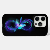 インフィニティ白熱［赤熱］光を放つ魔法蝶 Case-Mate iPhoneケース (裏面 (横))