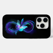 インフィニティ白熱［赤熱］光を放つ魔法蝶 Case-Mate iPhoneケース (裏面 (横))
