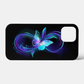 インフィニティ白熱［赤熱］光を放つ魔法蝶 Case-Mate iPhoneケース (裏面 (横))