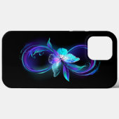 インフィニティ白熱［赤熱］光を放つ魔法蝶 Case-Mate iPhoneケース (裏面 (横))