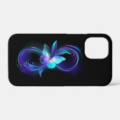インフィニティ白熱［赤熱］光を放つ魔法蝶 Case-Mate iPhoneケース (裏面 (横))
