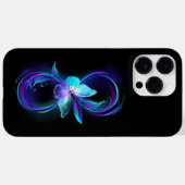 インフィニティ白熱［赤熱］光を放つ魔法蝶 Case-Mate iPhoneケース (裏面 (横))
