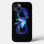 インフィニティ白熱［赤熱］光を放つ魔法蝶 Case-Mate iPhoneケース (裏面)