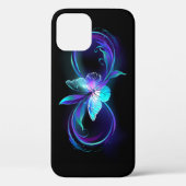 インフィニティ白熱［赤熱］光を放つ魔法蝶 Case-Mate iPhoneケース (裏面)