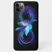 インフィニティ白熱［赤熱］光を放つ魔法蝶 Case-Mate iPhoneケース (裏面)
