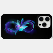 インフィニティ白熱［赤熱］光を放つ魔法蝶 Case-Mate iPhoneケース (裏面 (横))