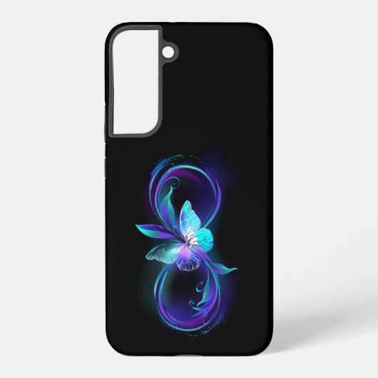 インフィニティ白熱［赤熱］光を放つ魔法蝶 SAMSUNG GALAXYケース (裏面)