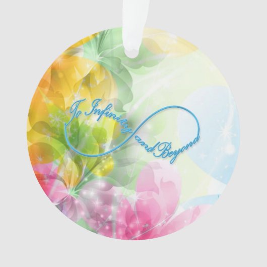 インフィニティ素晴らしシンボル「無限と超へ」 オーナメント (正面)