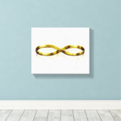インフィニティ結婚のリング キャンバスプリント (インサイチュ (ウッドフロア))