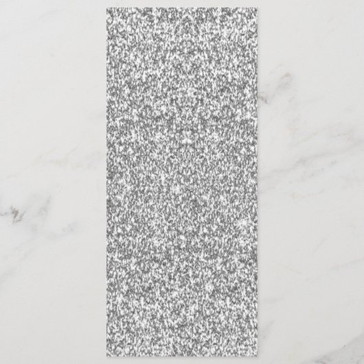 インフィニティ結婚ハートのメニューカード メニュー (裏面)