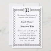 インフィニティ結婚式招待状 招待状 (正面)