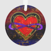 インフィニティ芸術的ハートメモリのフラグ記号Orna オーナメント (裏面)