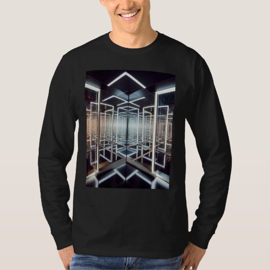 インフィニティ鏡魅惑アートデプス鏡 Tシャツ (正面)