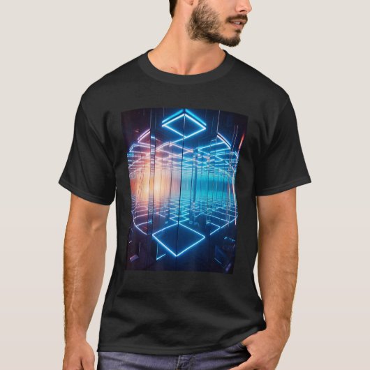 インフィニティ鏡魅惑アートデプス鏡 Tシャツ (正面)