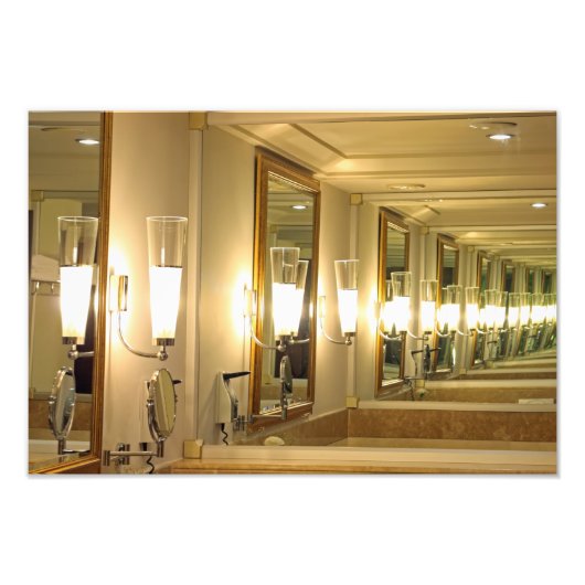 インフィニティ鏡 フォトプリント            (正面)