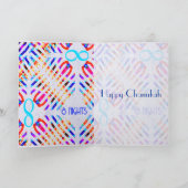 インフィニティ8ナイトハヌカー(ユダヤ教の祭り)カード シーズンカード (内部)