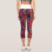 インフィニティ8ヨガパンツ カプリレギンス (裏面)