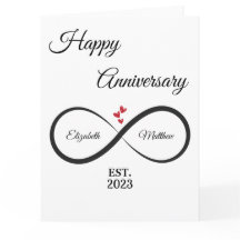 インフィニティ・アニバーサリーカード | 名前と年