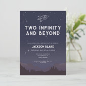 インフィニティ＆ビヨンド！2歳の誕生日パーティー 招待状 (スタンド正面)