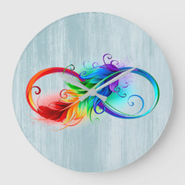 インフィニティ・フェザー ラージ壁時計