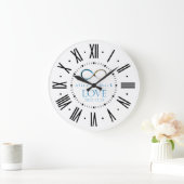 インフィニティ・ラブ |永遠の贈り物 ラージ壁時計 (ホーム)