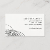 インフィニティ/表現ライン作品 名刺 (裏面)