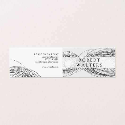 インフィニティ/表現ライン作品 名刺 (外部フラット)