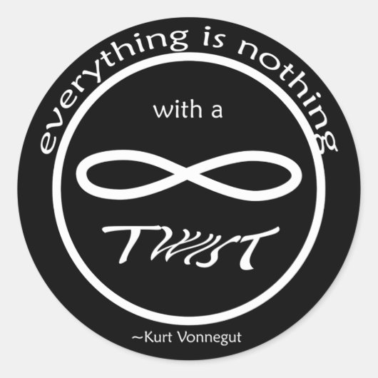 インフィニティEverything Nothingシール ラウンドシール (正面)