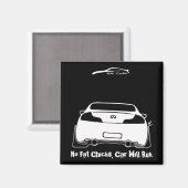 インフィニティG35、g2、ない脂肪の雛、車をこする。 マグネット (正面/裏面)