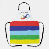 インフィニティLGBTQ+ プライドトート エプロン (正面)
