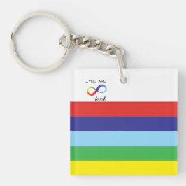 インフィニティLGBTQ+プライドトート キーホルダー