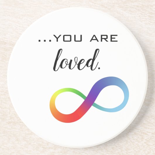 インフィニティLGBTQ+プライドトート コースター (正面)