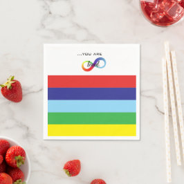 インフィニティLGBTQ+プライドトート スタンダードカクテルナプキン