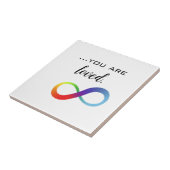 インフィニティLGBTQ+ プライドトート タイル (側面)