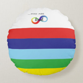インフィニティLGBTQ+プライドトート ラウンドクッション