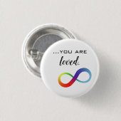 インフィニティLGBTQ+ プライドトート 缶バッジ (正面&裏面)