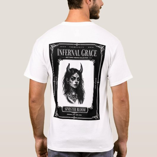 インフェルナル グレース シニスター ブルーム Tシャツ (裏面)
