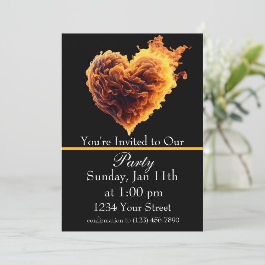 インフェルノおもしろいアルティメットファイアパーティー招待状! 招待状 (スタンド正面)