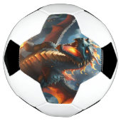 「インフェルノの息：ドラゴンの炎」 サッカーボール (回転)