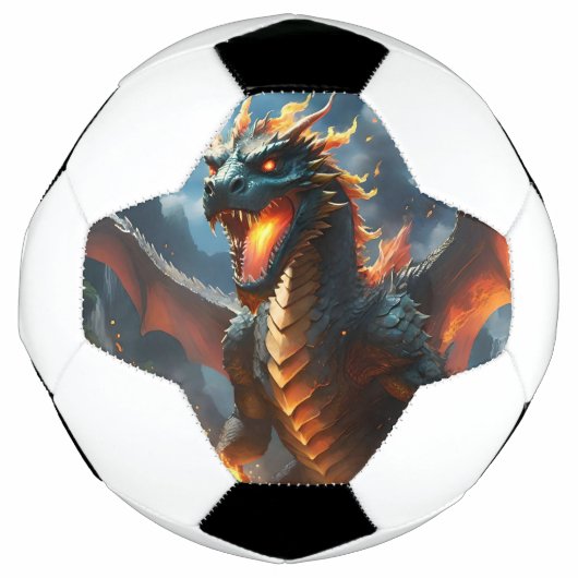 「インフェルノの息：ドラゴンの炎」 サッカーボール (正面)