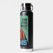 インフェルノの片目の荒々しい海賊の船長 ウォーターボトル (背面)