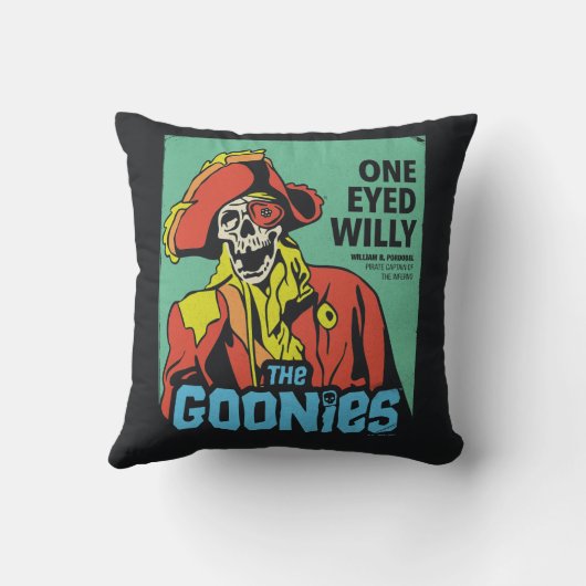 インフェルノの片目の荒々しい海賊の船長 クッション (裏面)