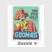 インフェルノの片目の荒々しい海賊の船長 シール (シート)