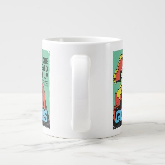 インフェルノの片目の荒々しい海賊の船長 ジャンボコーヒーマグカップ (裏面)