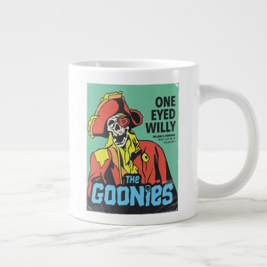 インフェルノの片目の荒々しい海賊の船長 ジャンボコーヒーマグカップ (右)